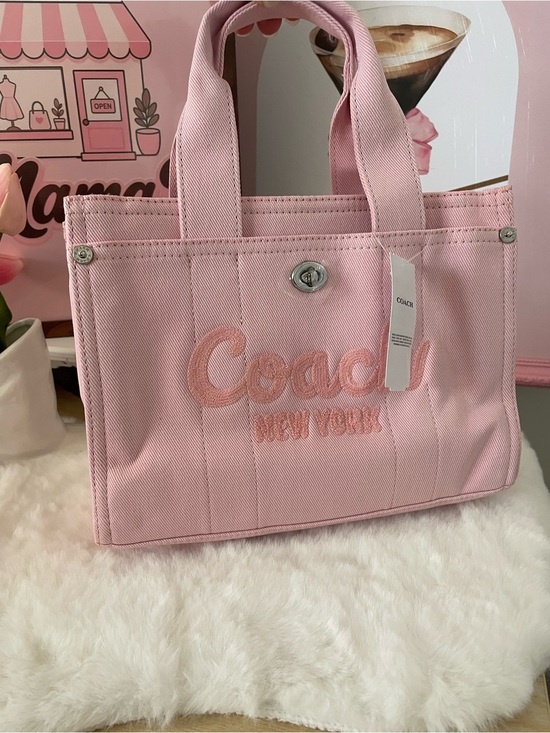 Coach Handbags - Coach Cargo Tote Bag in Pink
